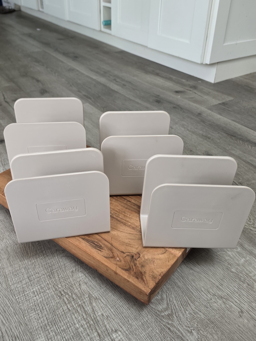 Caraway Magnetic Cookware Pan And Lid Organizer Set Of 4 Kitchen Organization